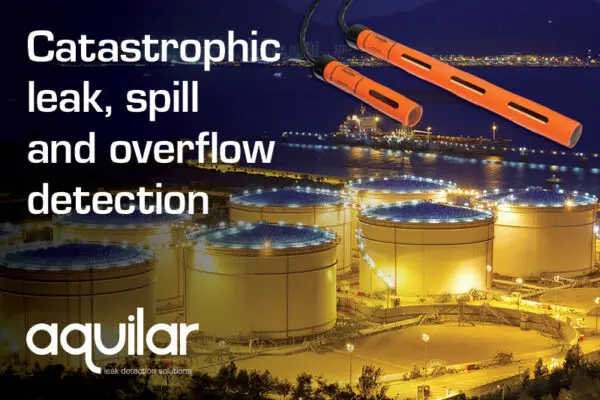 Catastrophic leak, spill and overflow detection