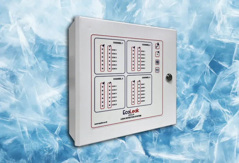 EcoLeak ECO-24 alarm panel from Aquilar leak detection.